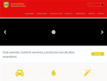 Tablet Screenshot of clubavenida.com